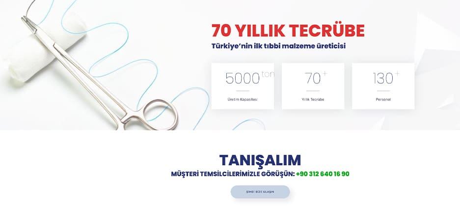 Boz Tıbbi Web Tasarım Projesi