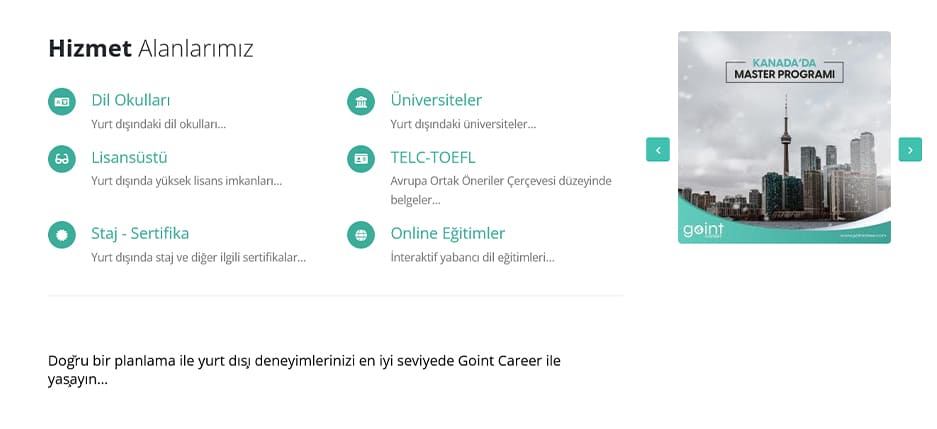 Goint Career Web Tasarım Projesi